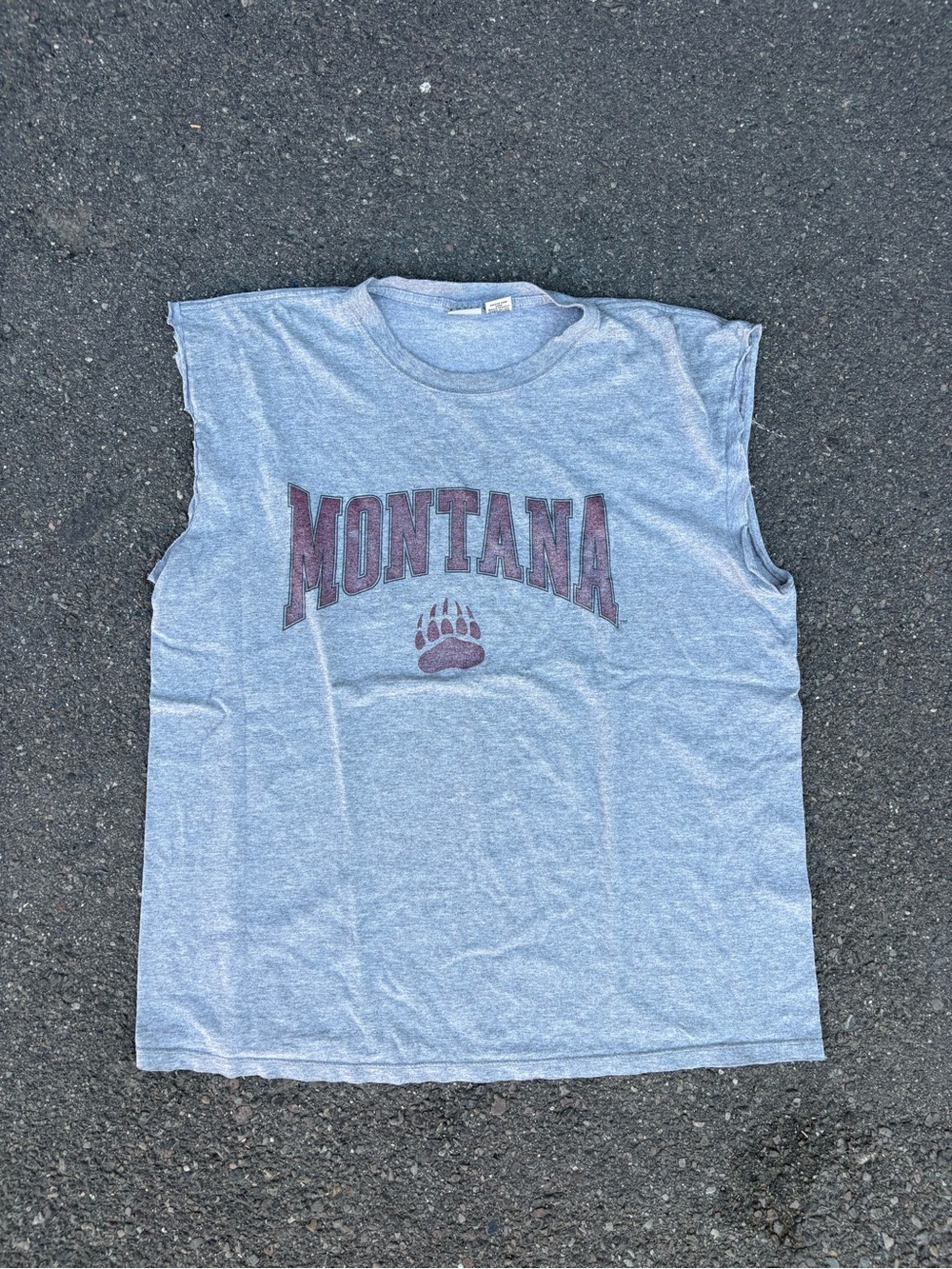 Soffe Heather Gray Crewneck Tee with M.J. Label